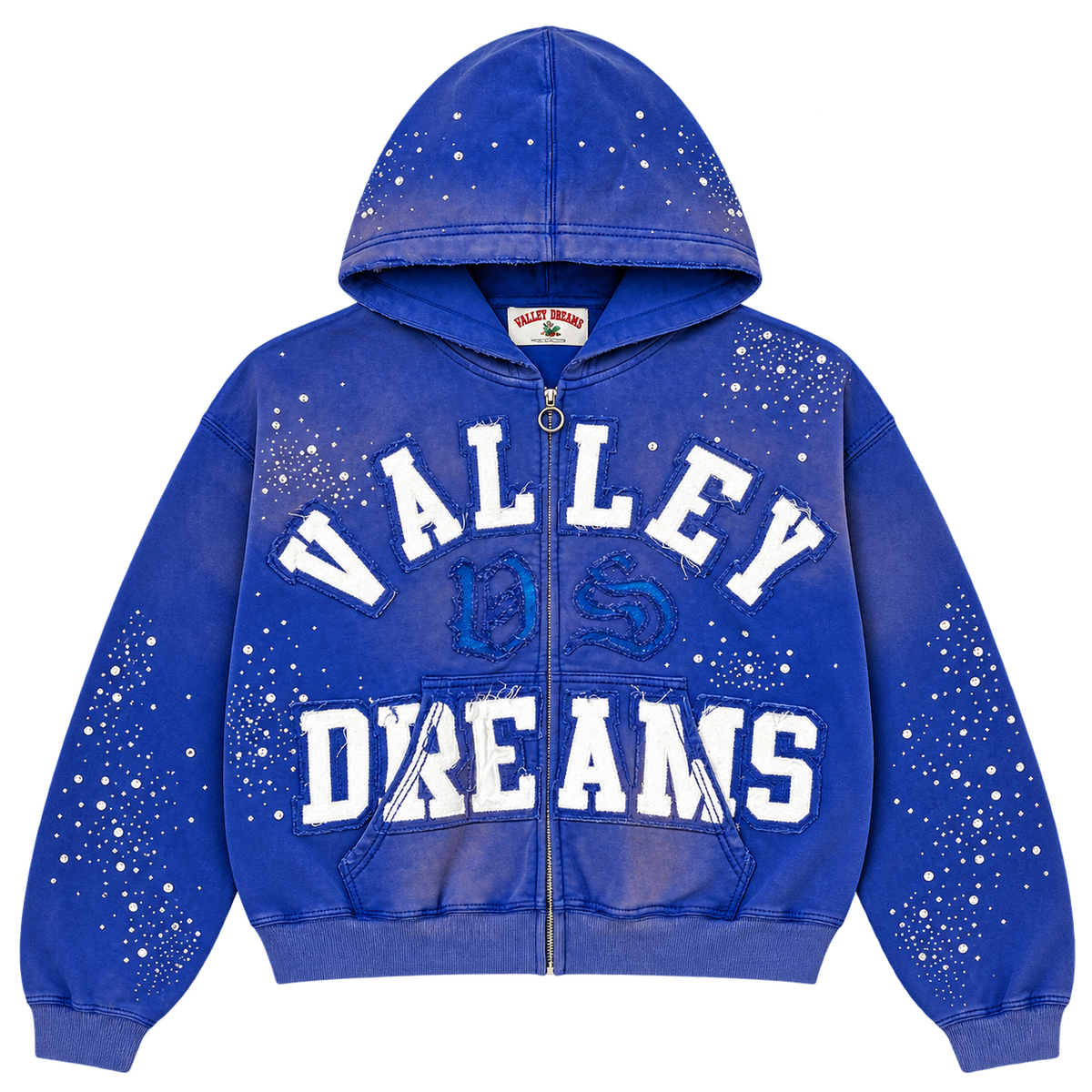 Vale Forever Classico Zip Up Hoodie "Blue"