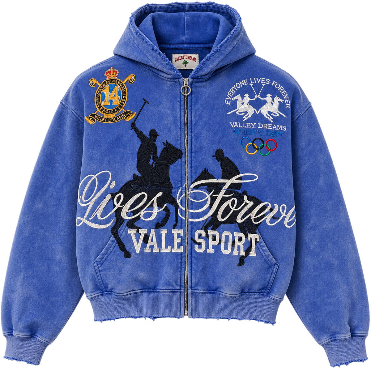 Vale Forever Schwab Zip-Up Hoodie