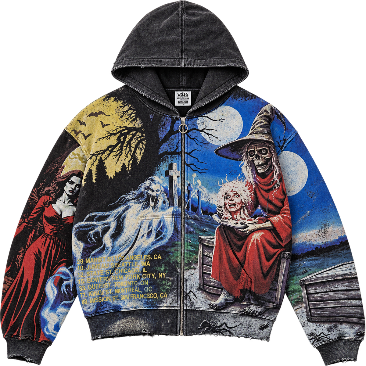 Vale Forever Ether Zip-Up Hoodie 'Black'