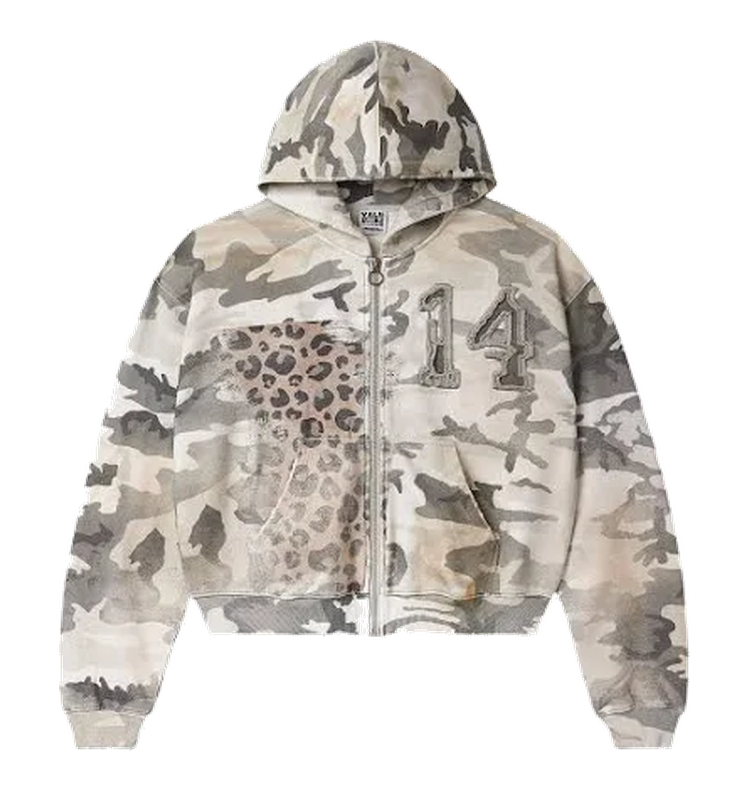 Vale Forever Winter Camo Zip Up 'Off White'