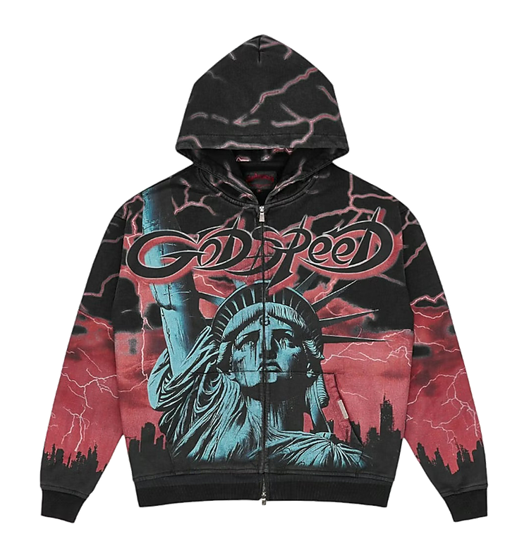 GodSpeed Voltage Zip Hoodie (Red)