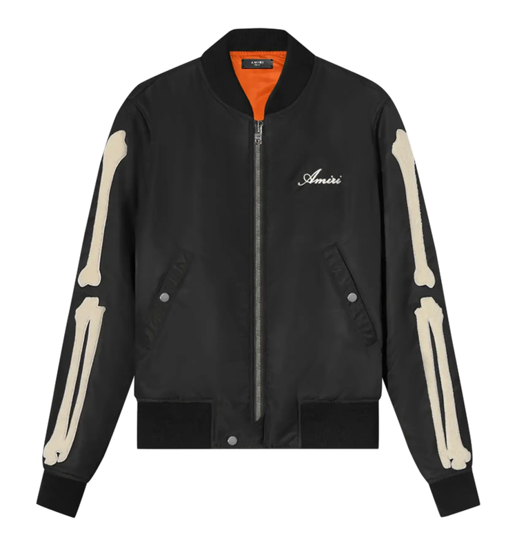 Amiri Bones Bomber Jacket "black"
