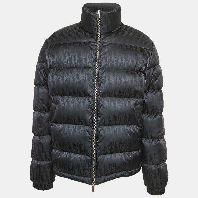 Dior Men's "Black" Oblique Down Jacket
