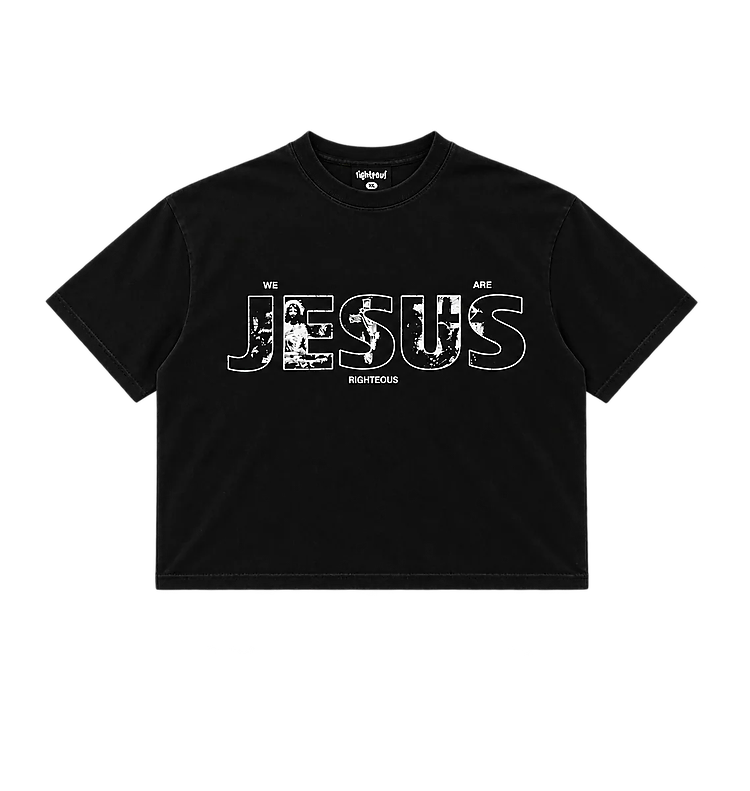 Righteous “Living Word” Tee (Faded Black)