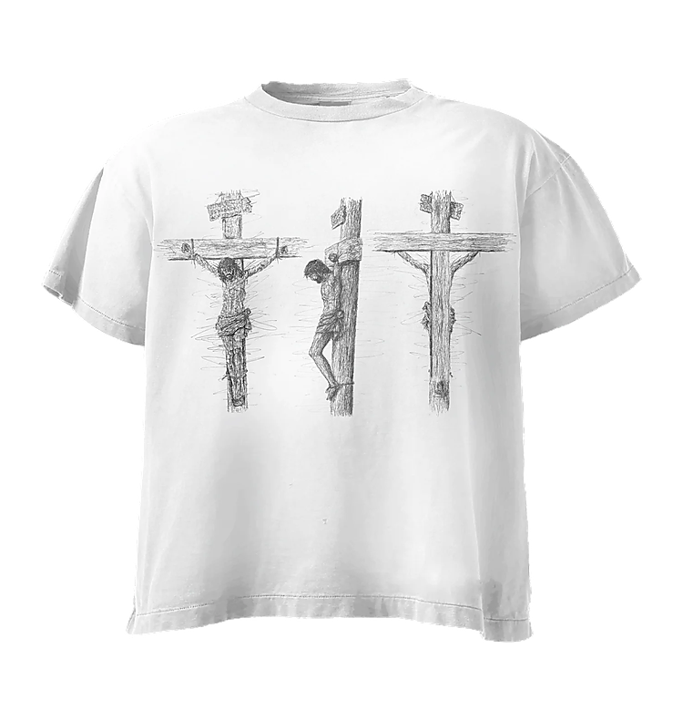 Righteous "The Three Crosses" Tee (White)